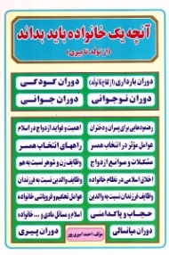 آنچه یک خانواده باید بداند (از تولد تا پیری)