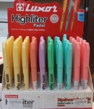 علامت زن قلمی پاستلی لاکسر - HIGHLITER FLUORESCENT5
