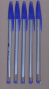 خودکار آبی 1.2 کریستال سافت