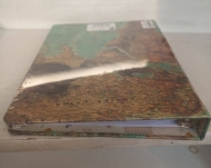 کلاسور 20 حلقه قفل فلزی وزیری جلد سخت 100 برگ کد 694