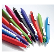 خودکار رادیال بدنه قرمز جوهر قرمز گیره فلزی Radial ballpoint pen