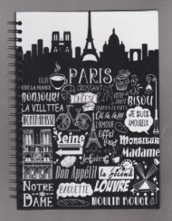 بلک نوت بوک A5 black notebook