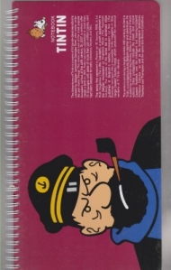 دفتر یادداشت تن تن (گلاسه)