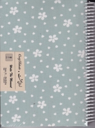 دفتر رقعی فنری ساده نخودی سلفونی NO: 231111