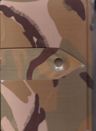 دفتر پلنگی قهوه‌ای سردوشی (نظامی)