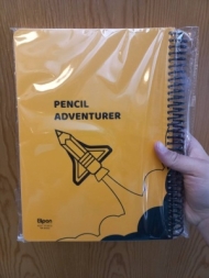 دفتر 100 برگ رحلی سیمی جلدpp فانتزی