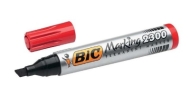 ماژیک تخت پاکنشو قرمز بیک - MARKING 2300: PERMANENT MARKER