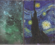 دفتر پالتویی دوختی خط دار نخودی سلفونی NO: 261321