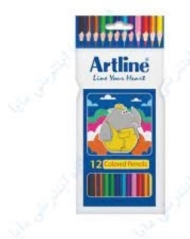 مداد رنگی 12 رنگ جعبه مقوایی آرت لاین - ARTLINE 12 COLORED PENCILS NO: ECP12-P/IL
