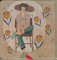 دفتر یادداشت مربع جلد سخت مسترنوت ( 120 )