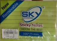 پست ایت 75×10 فسفری 4 رنگ خط دار اسکای