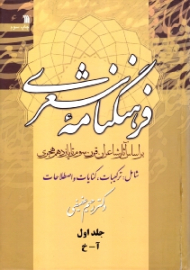 فرهنگنامه شعری 1 (براساس آثار شاعران قرن سوم تا یازدهم هجری، شامل: ترکیبات، کنایات و اصطلاحات، آ - خ)