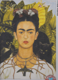 پازل 1000 تکه - SELF-PORTRAIT WITH THORN NECKLACE AND HUMMINGBIRD NO: 6000-0802