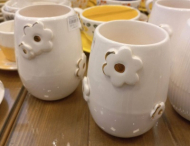 گلدان گل برجسته طلاکاری