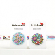 پیکسل پارچه ای کفشدوزک