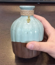 گلدان b8 طرح چوب