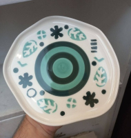 پیش دستی پاییزی سبز آبی