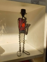 مجسمه فلزی نوازنده ساکسیفون