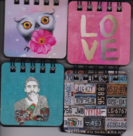 دفتر مربع کوچولو دکمه