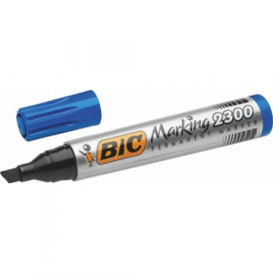 ماژیک تخت پاکنشو آبی بیک - MARKING 2300: PERMANENT MARKER