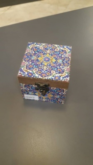 جعبه چوبی 9×9 دور چاپ