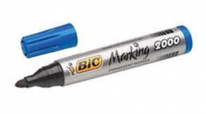 ماژیک گرد پاکنشو آبی بیک - MARKING 2000: PERMANENT MARKER