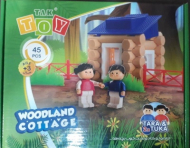 کلبه جنگلی 45 - woodland (سه بعدی رنگی - رده سنی 3 ساله به بالا)