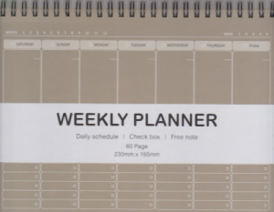 دفتر برنامه ریزی طوسی WEEKLY PLANNER