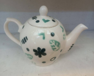 قوری سنتی پاییزی سبز آبی 1304