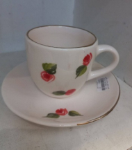 فنجان نعلبکی طلادار