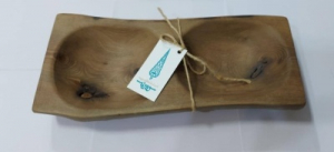 ظرف چوبی دو قسمتی کد 12 (چوب گردو)