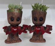 گلدان بچه گروت قلبی ایستاده (LOVE)