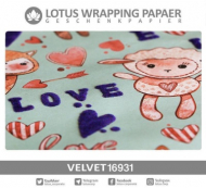کاغذ کادو مخمل+ویکو لوتوس - Wrapping Paper Lotus
