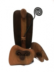 چوپان چوبی (همراه دو بز کوهی)