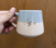 ماگ دورنگ لاستر طلا