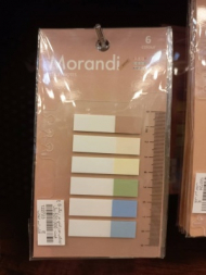 ایندکس موراندی دو رنگ 6 عددی