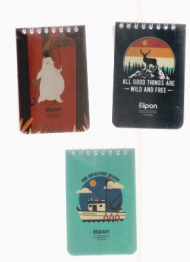 دفتر یادداشت 100 برگ 8×12 سیمی جلد نرم