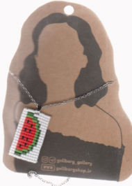 گردنبند منجوقبافی هندوانه 1204