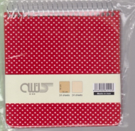 دفتر یادداشت جلد پارچه ای سیم بالا 14×14 کتیبه