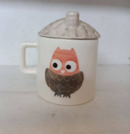 لیوان در دار جغد مهربان صورتی