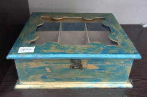 جعبه دمنوش بزرگ طرح کهنه کاری