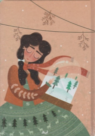 دفتر خط دار طرح یلدا آبرنگ 59015