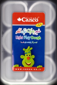 خمیر سبک 6 رنگ ظرف غذایی - LIGHT PLAY DOUGH