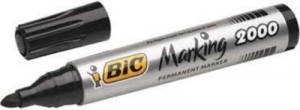 ماژیک گرد پاکنشو مشکی بیک - MARKING 2000: PERMANENT MARKER