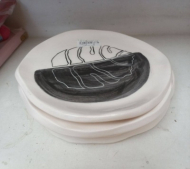 بشقاب دفرمه نقاشی قطر16 479