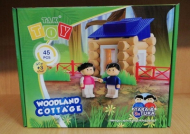 خانه جنگلی 45 - WOODLAND COTTAGE COD NO: 1010 (سه بعدی رنگی - رده سنی 3 ساله به بالا)