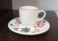 قهوه خوری پاییزی طوسی قرمز 1914