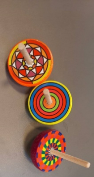 فرفره رنگی چوبی فرفریتو