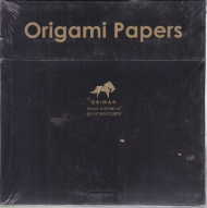 کاغذ اوریگامی (مشکی، طلایی، مات)