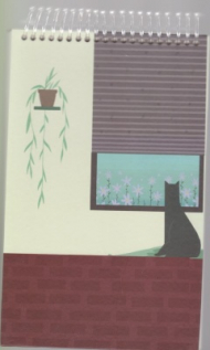 دفتر نقطه ای مینیمال سیم از بالا